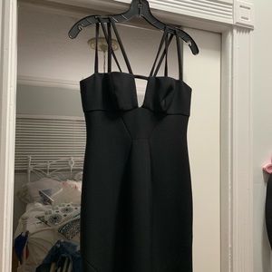 Black BCBG Prom Dress (Mermaid Fit)